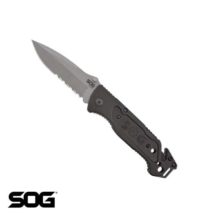 SOG FF-24 Tırtıklı Çakı Escape Bead Blasted