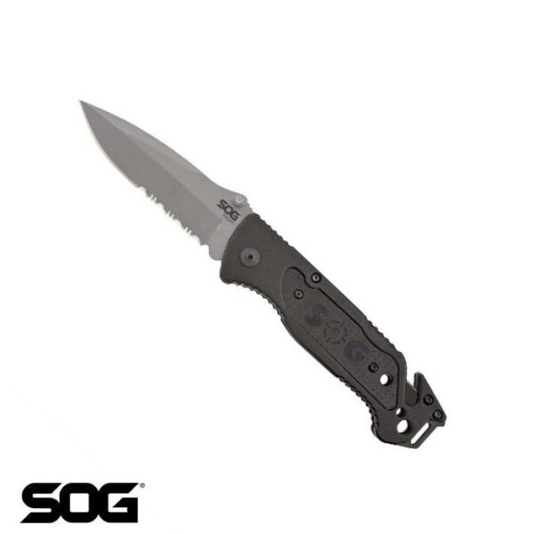 SOG FF-24 Tırtıklı Çakı Escape Bead Blasted