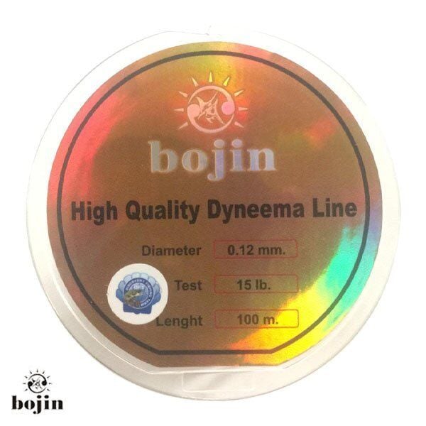 BOJIN Dyneema İp Misina 100 m - 0.12 mm Renk:Yesil