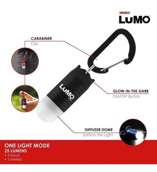 TRUE UTILITY Nebo Lumo Fener Anahtarlık
