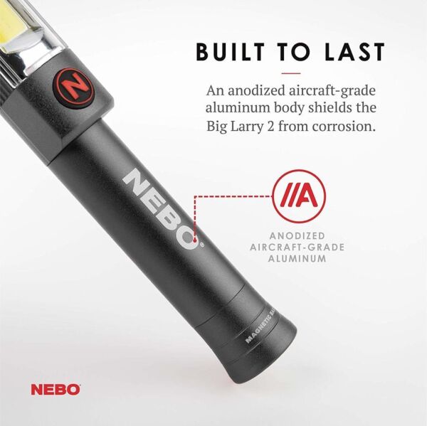 TRUE UTILITY  Nebo 6737 Big Larry 2 500 Lümen LED Fener