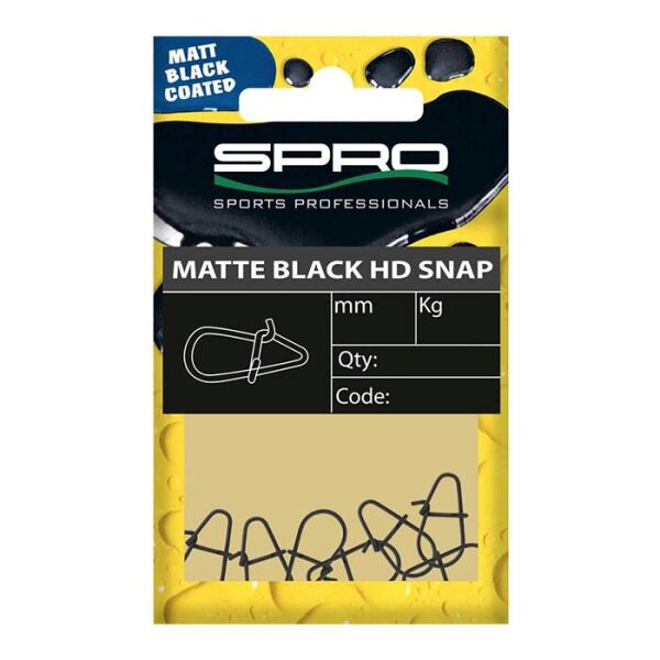 SPRO Matte Siyah HD #9,5mm Klips