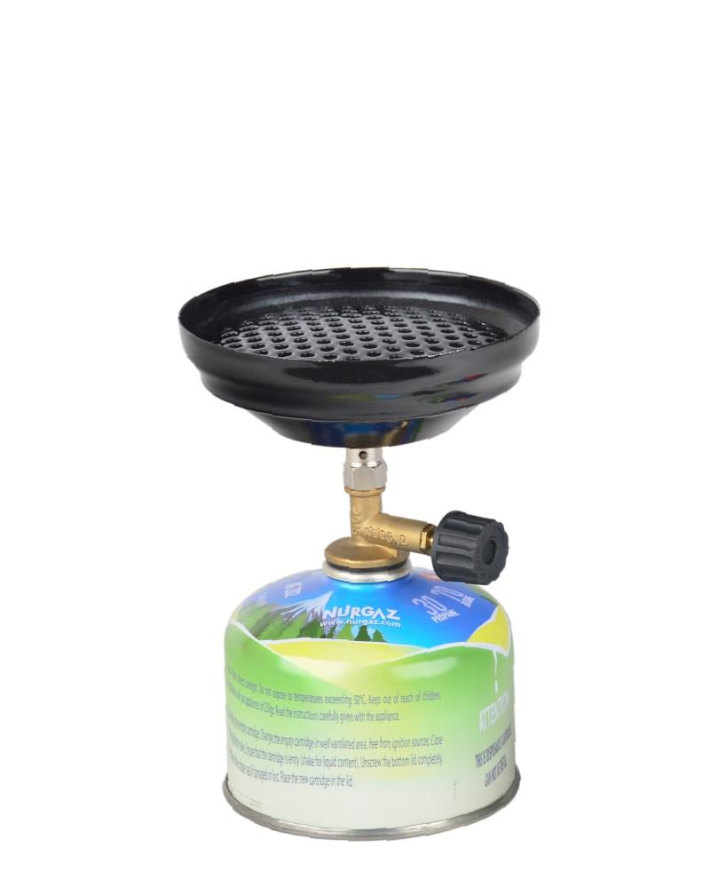 NURGAZ Troya Nargile Ocağı +1 Adet Kartuş