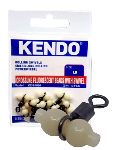KENDO Crossline Fluorescent Beads With Swivel L 10