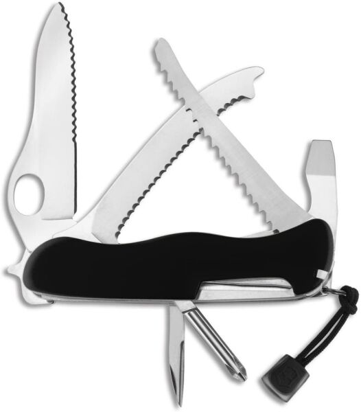 Victorinox Tek Elle Açılabilir Hayat Kurtarma Çakısı(RescueTool) Siyah