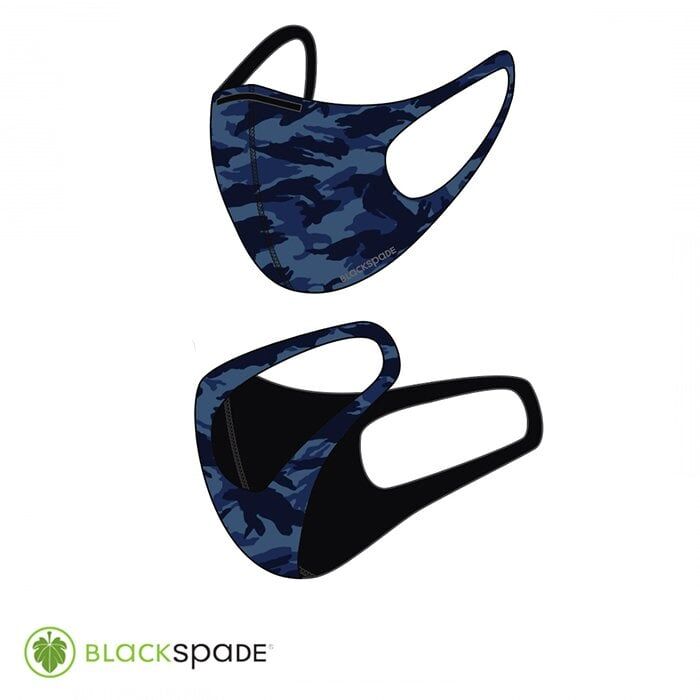 BLACK SPADE UNISEX KORUYUCU MASKE LACİVERT KAMO L
