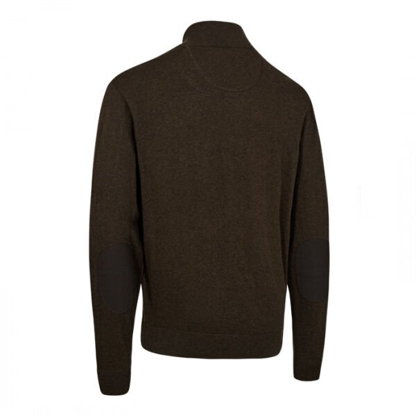 DEERHUNTER Harrington Fermuarlı Kahverengi Kazak - 2XL