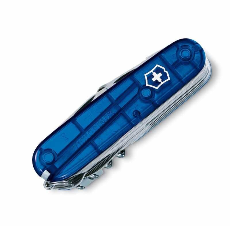 VICTORINOX Swiss Champ Şeffaf Mavi Çakı