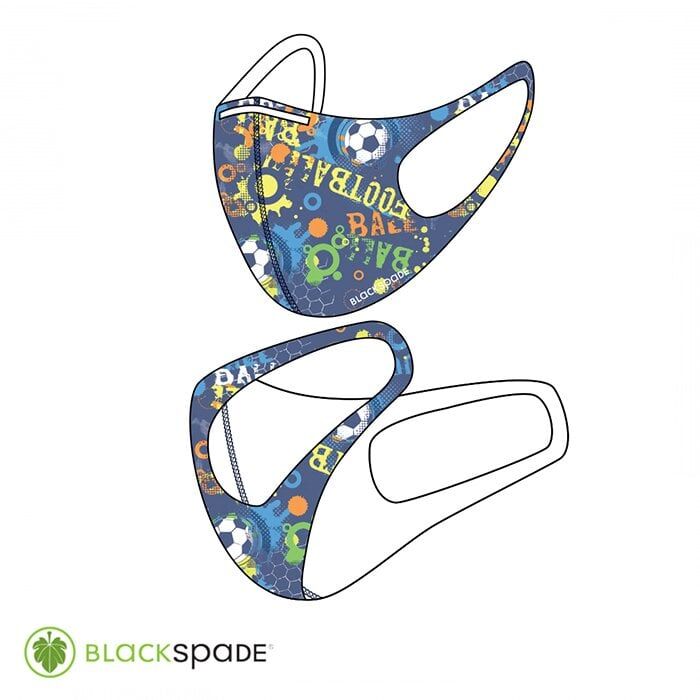 BLACK SPADE ÇOCUK KORUYUCU MASKE FUTBOL DESEN S2