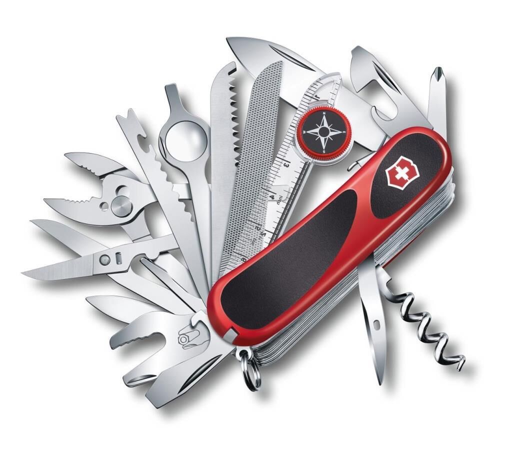 Victorinox Wg Evogrip S54 85mm Çakı Kırmızı-Siyah