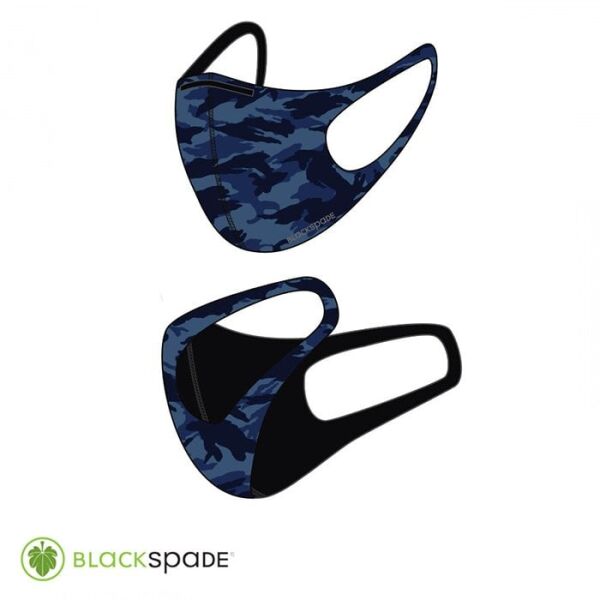 BLACK SPADE ÇOCUK KORUYUCU MASKE LACİVERT KAMO S2