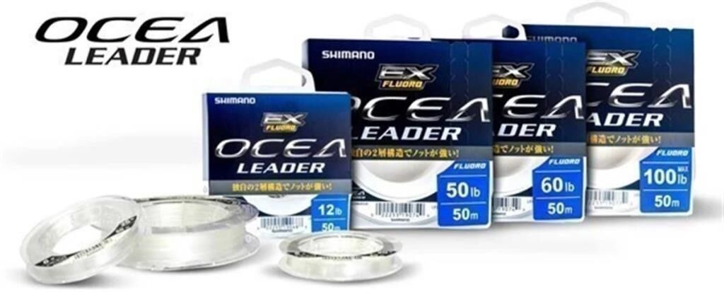 SHIMANO Ocea EX Fluoro Leader 50m 0.57mm 40lb Misina