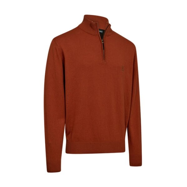 DEERHUNTER Harrington Fermuarlı Kahve Kazak 2XL