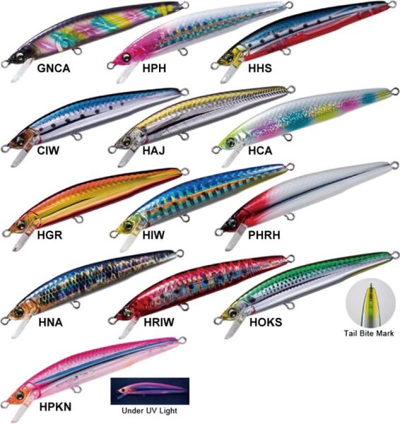 DUEL Hardcore Minnow 6g F919 HNA 90mm Floating Maket Yem