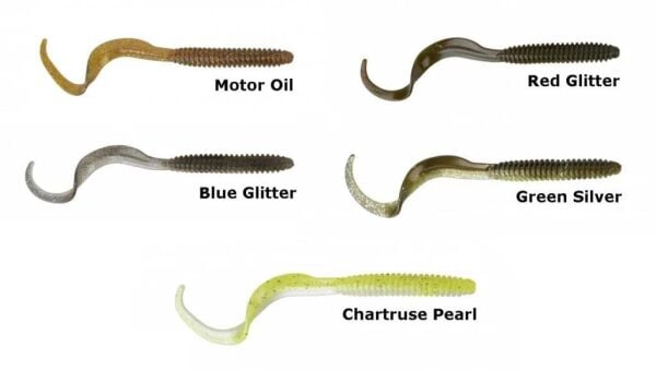 SavageGear LB Rib Worm 90 mm 10 Adet Suni Yem - Motor Oil