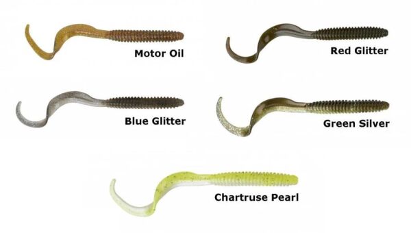 SavageGear LB Rib Worm 90 mm 10 Adet Suni Yem - Motor Oil