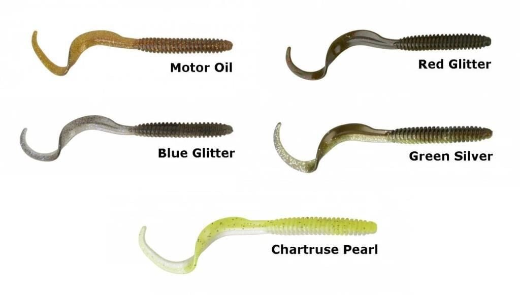 SavageGear LB Rib Worm 90 mm 10 Adet Suni Yem - Red Glitter