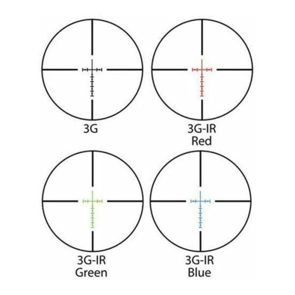 BARSKA POINT BLACK 6-24x40 IR 3G Tüfek Dürbünü