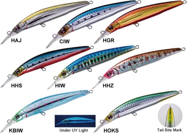 DUEL Hardcore Minnow 6g F923 KBIW 70mm Sinking Maket Yem