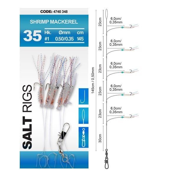 SPRO 30 SALT RIG SHRIMP MACKEREL #1