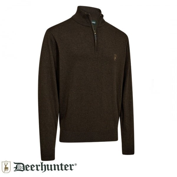 DEERHUNTER Harrington Fermuarlı Kazak L