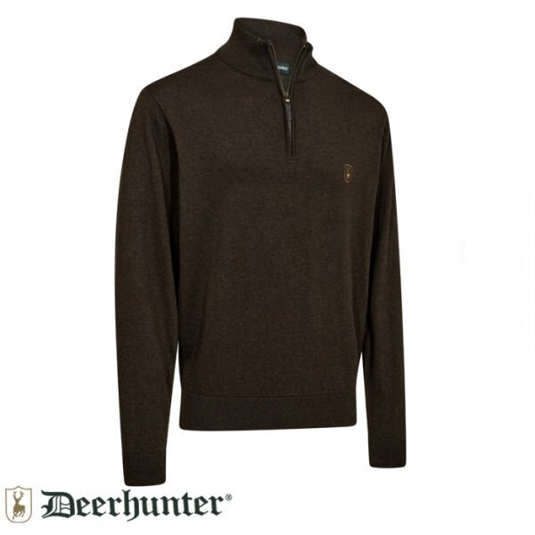 DEERHUNTER Harrington Fermuarlı Kazak L