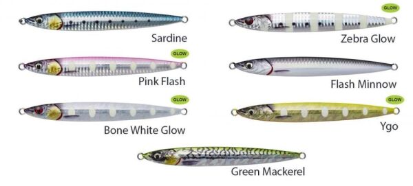 SAVAGE GEAR 3D Slim Jig Minnow 80 gr 14 cm Suni Yem - Zebra Glow