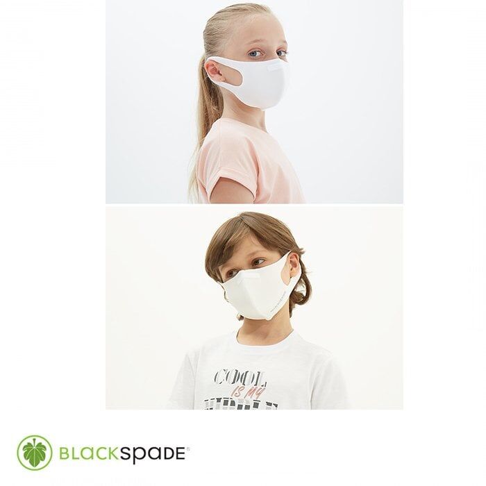 BLACK SPADE ÇOCUK KORUYUCU MASKE BEYAZ S2