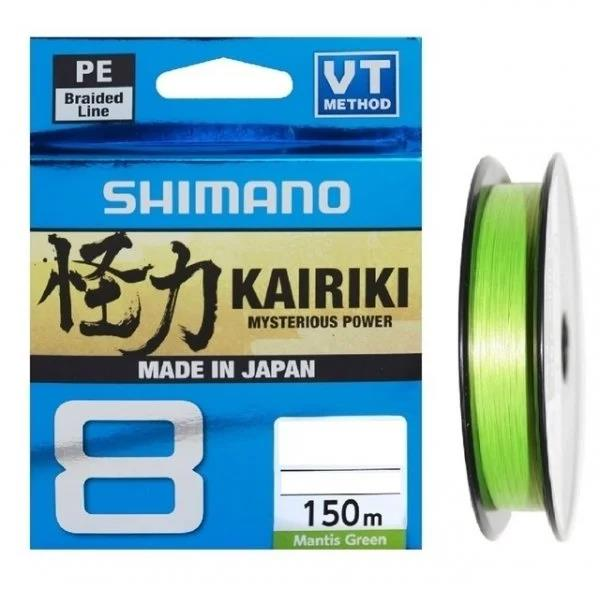 SHIMANO Kairiki 8 Mantis Green(Yeşil) 150m/0.100mm/6.5kg Misina