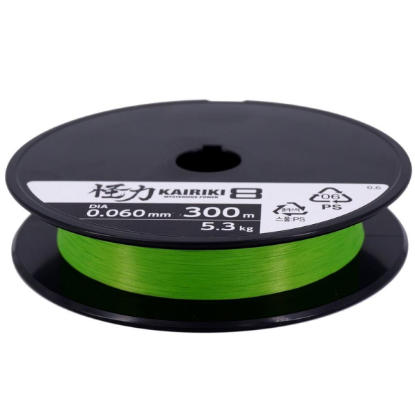 SHIMANO Kairiki 8 300m 0.23mm Mantis Green Misina