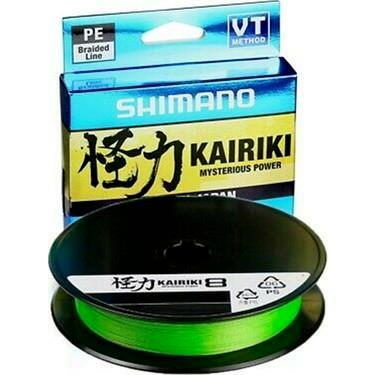 SHIMANO Kairiki 8 300m Mantis Green 0.10mm İp Örgü Misina
