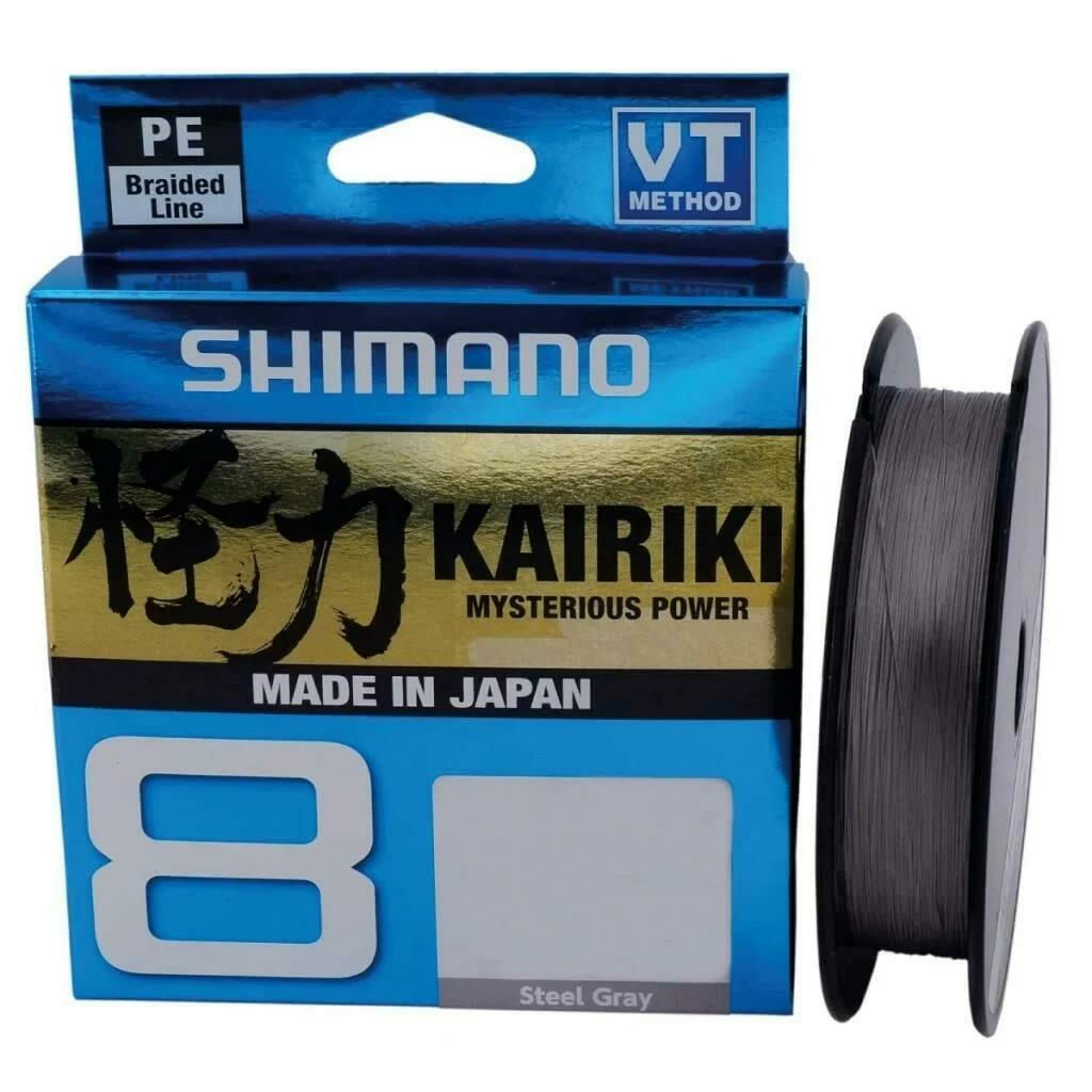 SHIMANO Kairiki 8 150m 0.190mm Steel Gray (Gri) Örgü İp Misina
