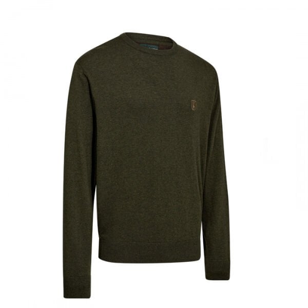 DEERHUNTER Harrington V Yaka Yeşil Kazak - L