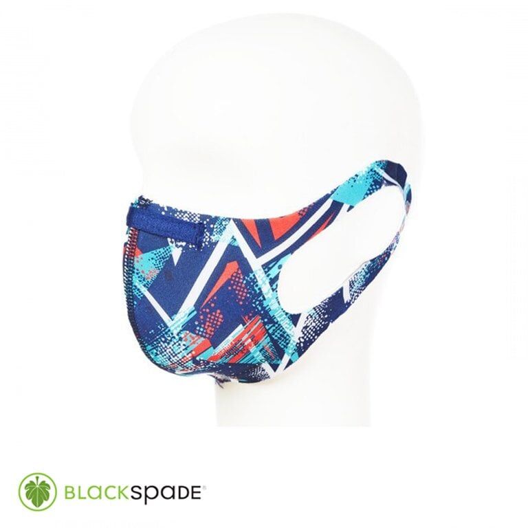 BLACK SPADE UNISEX KORUYUCU MASKE ÜÇGEN DESEN L
