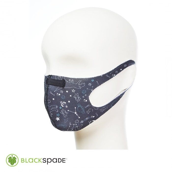 BLACK SPADE ÇOCUK KORUYUCU MASKE UZAY DESEN S1