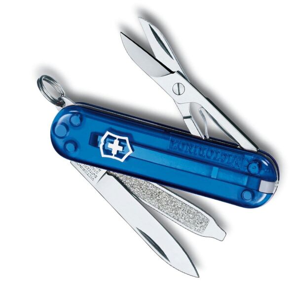 Victorinox Classic Çakı Şeffaf Mavi