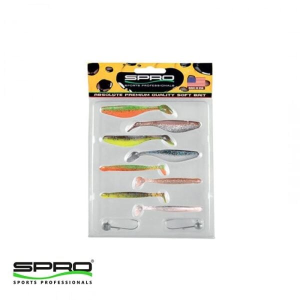 SPRO Ready 4 Fish Silikon Yem & Jig Head Seti E7-8