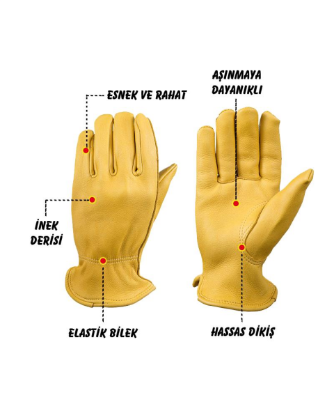 NURGAZ Dana Derisi Eldiven