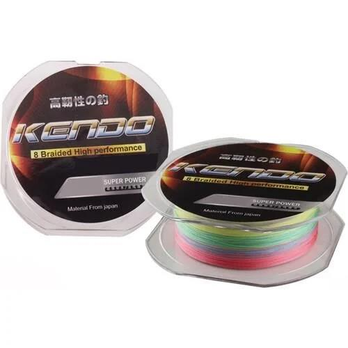 KENDO Dynema 8 Örgü 0,14mm 120Mt Multıcolour Misina