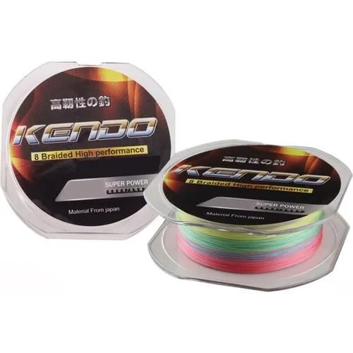 KENDO Dynema 8 Örgü 0,14mm 120Mt Multıcolour Misina