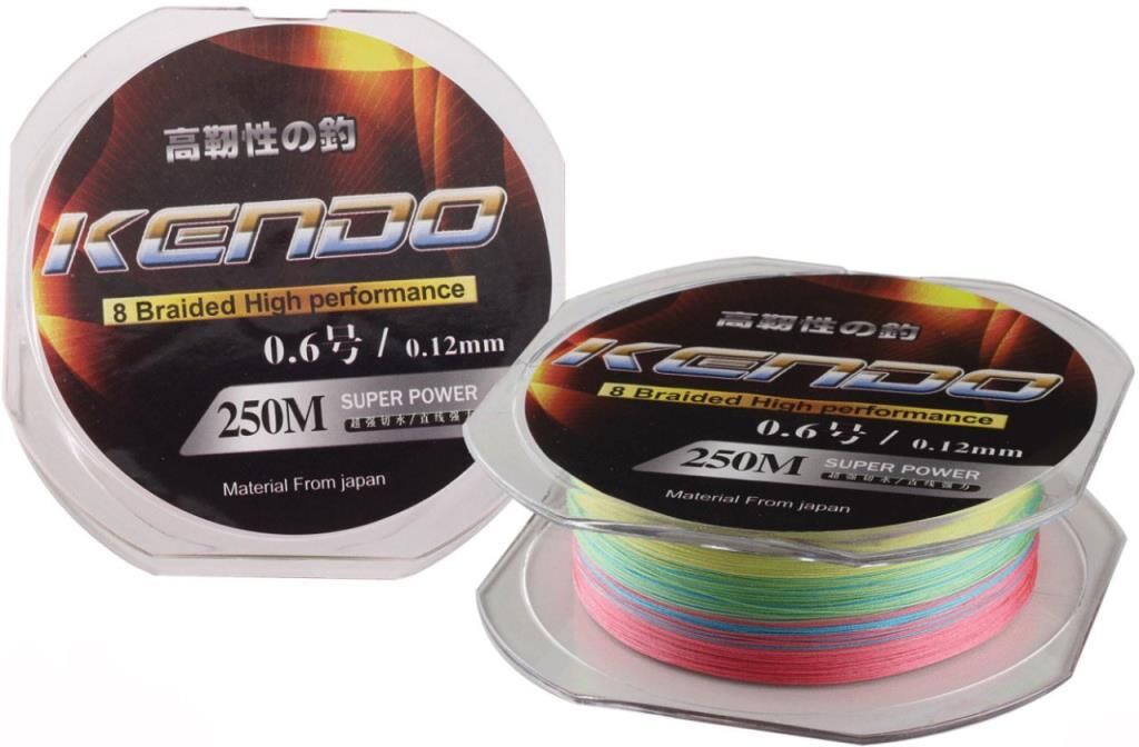 KENDO Dynema 8 Örgü 0,16mm 120Mt Multıcolou Misina