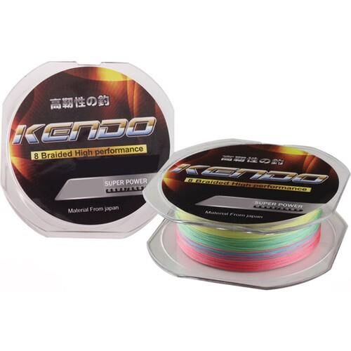 KENDO Dynema 8 Örgü 0,12mm 250Mt Multicolour Misina