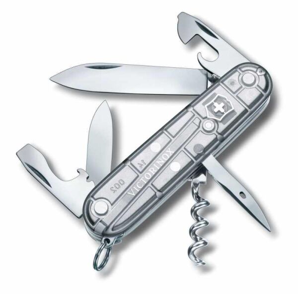 Victorinox Spartan SilverTech Çakı Şeffaf Gümüş