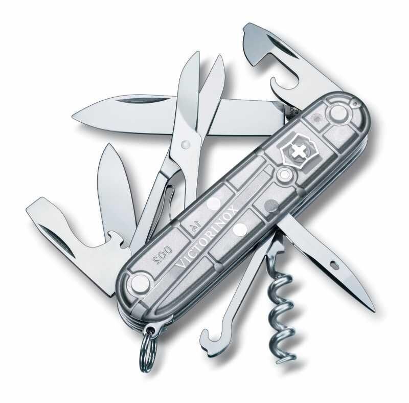 Victorinox Climber SilverTech Çakı Şeffaf Gümüş