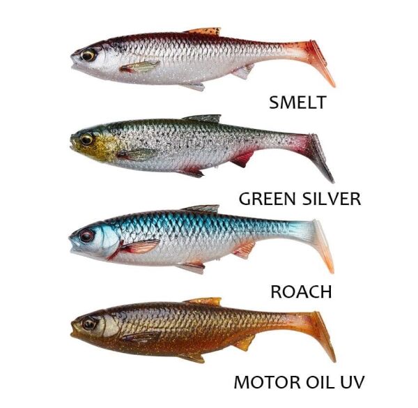 SavageGear 3D River Roach 8 cm 5 gr Clear Water Mix 4 Adet