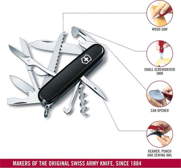 Victorinox Çakı Huntsman Siyah