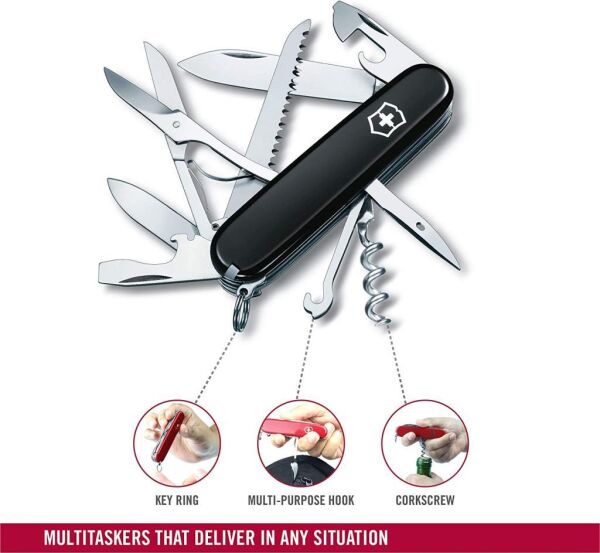 Victorinox Çakı Huntsman Siyah