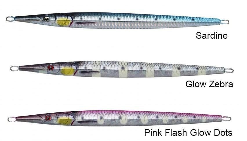 SAVAGE GEAR 3D Needle Jig 150 gr 23 cm Suni Yem Pink Flash Glow Dots