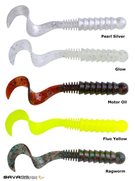 SAVAGE GEAR LB Pro Grub 8.5 cm 3 gr 8 Adet Suni Yem Glow
