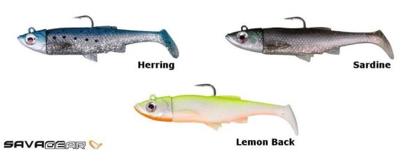SAVAGE GEAR 3D Sardine 2+1 13.5 cm #4/0 41 gr Suni Yem Lemon Back